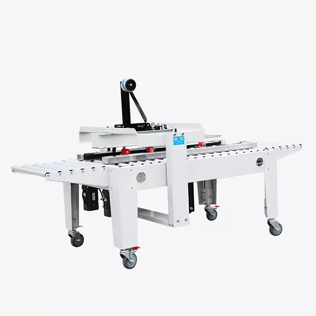 Máy dán thùng carton bán tự động Hualian FXJ-2550